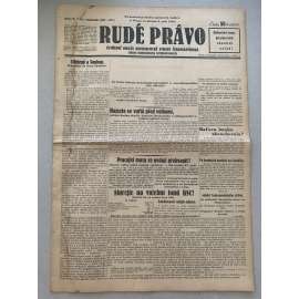Rudé právo (2.9.1931) - 1. republika, staré noviny Rudé právo (2.9.1931) - 1. republika, staré noviny
