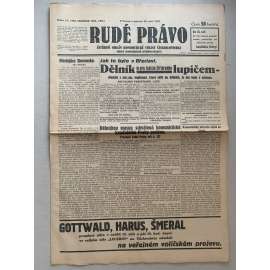 Rudé právo (12.9.1931) - 1. republika, staré noviny