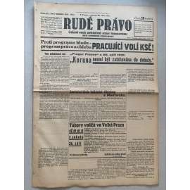 Rudé právo (26.9.1931) - 1. republika, staré noviny