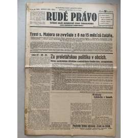 Rudé právo (1.10.1931) - 1. republika, staré noviny