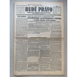 Rudé právo (16.10.1931) - 1. republika, staré noviny