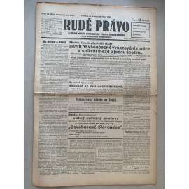 Rudé právo (22.10.1931) - 1. republika, staré noviny