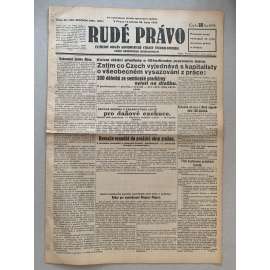 Rudé právo (28.10.1931) - 1. republika, staré noviny Rudé právo (28.10.1931) - 1. republika, staré noviny
