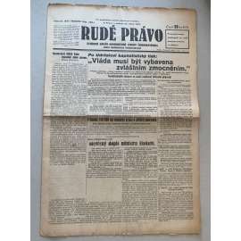 Rudé právo (31.10.1931) - 1. republika, staré noviny Rudé právo (31.10.1931) - 1. republika, staré noviny
