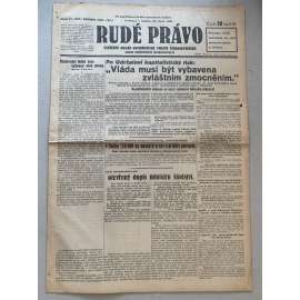 Rudé právo (31.10.1931) - 1. republika, staré noviny Rudé právo (31.10.1931) - 1. republika, staré noviny