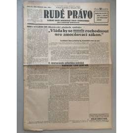 Rudé právo (4.11.1931) - 1. republika, staré noviny