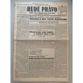 Rudé právo (5.11.1931) - 1. republika, staré noviny