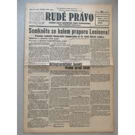 Rudé právo (7.11.1931) - 1. republika, staré noviny