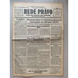 Rudé právo (22.11.1931) - 1. republika, staré noviny Rudé právo (22.11.1931) - 1. republika, staré noviny