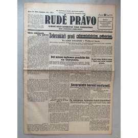 Rudé právo (25.11.1931) - 1. republika, staré noviny