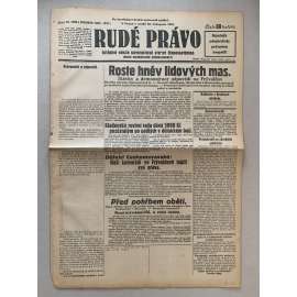 Rudé právo (29.11.1931) - 1. republika, staré noviny