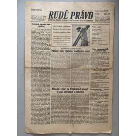 Rudé právo (1.9.1945) - 1. republika, staré noviny