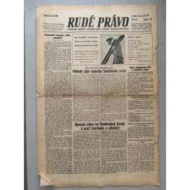 Rudé právo (1.9.1945) - 1. republika, staré noviny