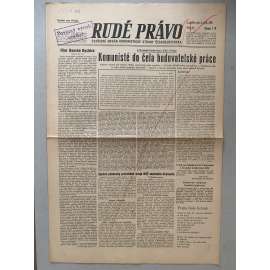 Rudé právo (2.9.1945) - 1. republika, staré noviny Rudé právo (2.9.1945) - 1. republika, staré noviny