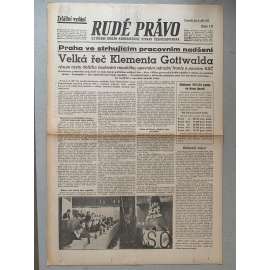 Rudé právo (3.9.1945) - 1. republika, staré noviny