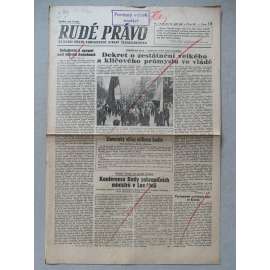 Rudé právo (12.9.1945) - 1. republika, staré noviny