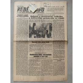 Rudé právo (12.9.1945) - 1. republika, staré noviny