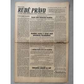Rudé právo (13.9.1945) - 1. republika, staré noviny