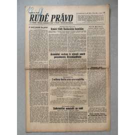 Rudé právo (13.9.1945) - 1. republika, staré noviny