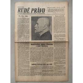 Rudé právo (14.9.1945) - 1. republika, staré noviny