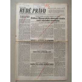 Rudé právo (15.9.1945) - 1. republika, staré noviny