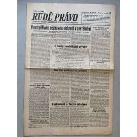 Rudé právo (19.9.1945) - 1. republika, staré noviny