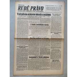 Rudé právo (19.9.1945) - 1. republika, staré noviny