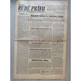 Rudé právo (5.9.1945) - 1. republika, staré noviny