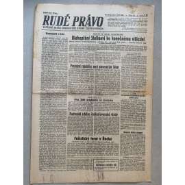 Rudé právo (5.9.1945) - 1. republika, staré noviny