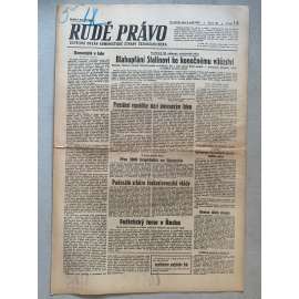 Rudé právo (5.9.1945) - 1. republika, staré noviny