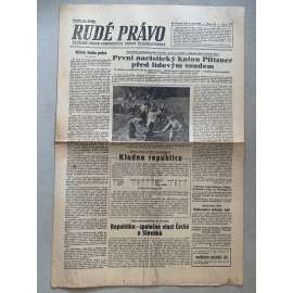 Rudé právo (6.9.1945) - 1. republika, staré noviny
