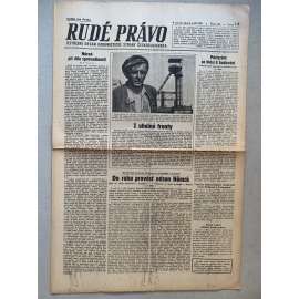 Rudé právo (8.9.1945) - 1. republika, staré noviny
