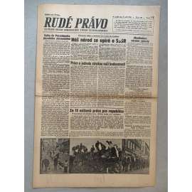 Rudé právo (9.9.1945) - 1. republika, staré noviny