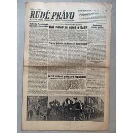 Rudé právo (9.9.1945) - 1. republika, staré noviny