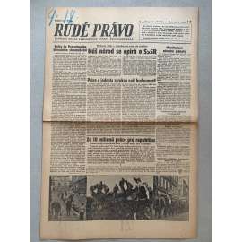 Rudé právo (9.9.1945) - 1. republika, staré noviny