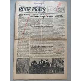 Rudé právo (9.9.1945) - 1. republika, staré noviny