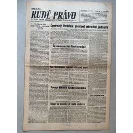 Rudé právo (11.9.1945) - 1. republika, staré noviny