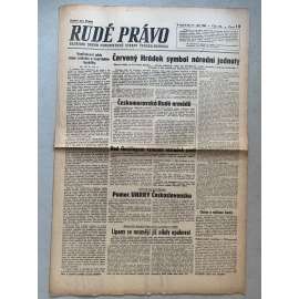 Rudé právo (11.9.1945) - 1. republika, staré noviny