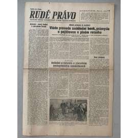 Rudé právo (20.9.1945) - 1. republika, staré noviny