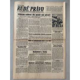 Rudé právo (21.9.1945) - 1. republika, staré noviny