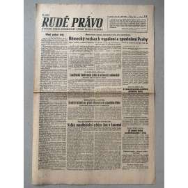 Rudé právo (22.9.1945) - 1. republika, staré noviny