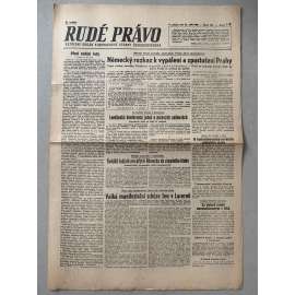 Rudé právo (22.9.1945) - 1. republika, staré noviny Rudé právo (22.9.1945) - 1. republika, staré noviny