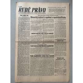 Rudé právo (22.9.1945) - 1. republika, staré noviny