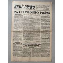 Rudé právo (23.9.1945) - 1. republika, staré noviny