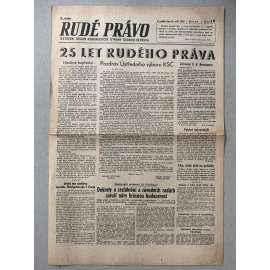 Rudé právo (23.9.1945) - 1. republika, staré noviny