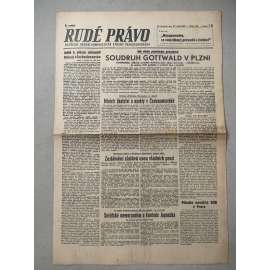 Rudé právo (27.9.1945) - 1. republika, staré noviny