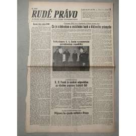 Rudé právo (28.9.1945) - 1. republika, staré noviny