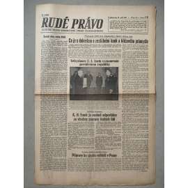 Rudé právo (28.9.1945) - 1. republika, staré noviny