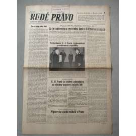 Rudé právo (28.9.1945) - 1. republika, staré noviny