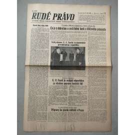 Rudé právo (28.9.1945) - 1. republika, staré noviny